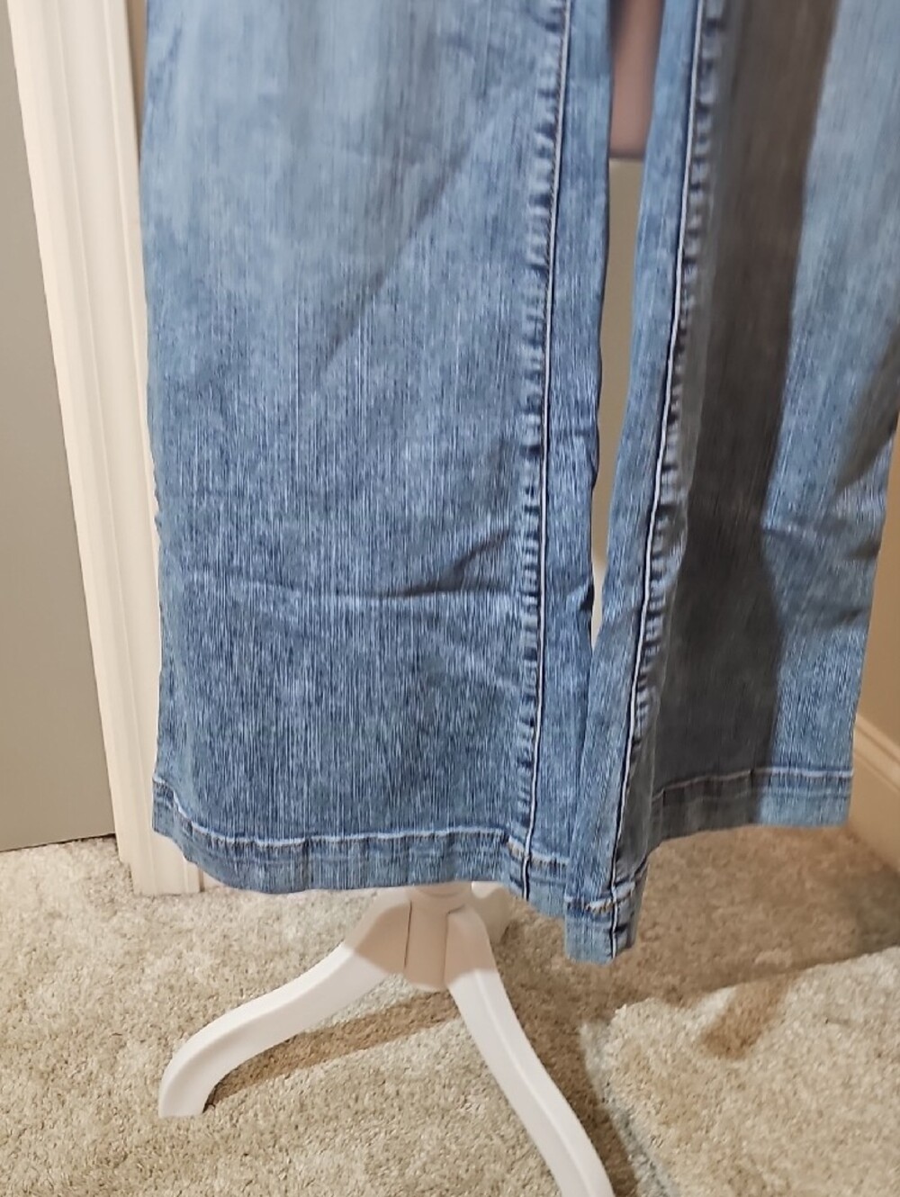 Torrid Bombshell Flare Light Blue Jeans - Picture 6 of 9